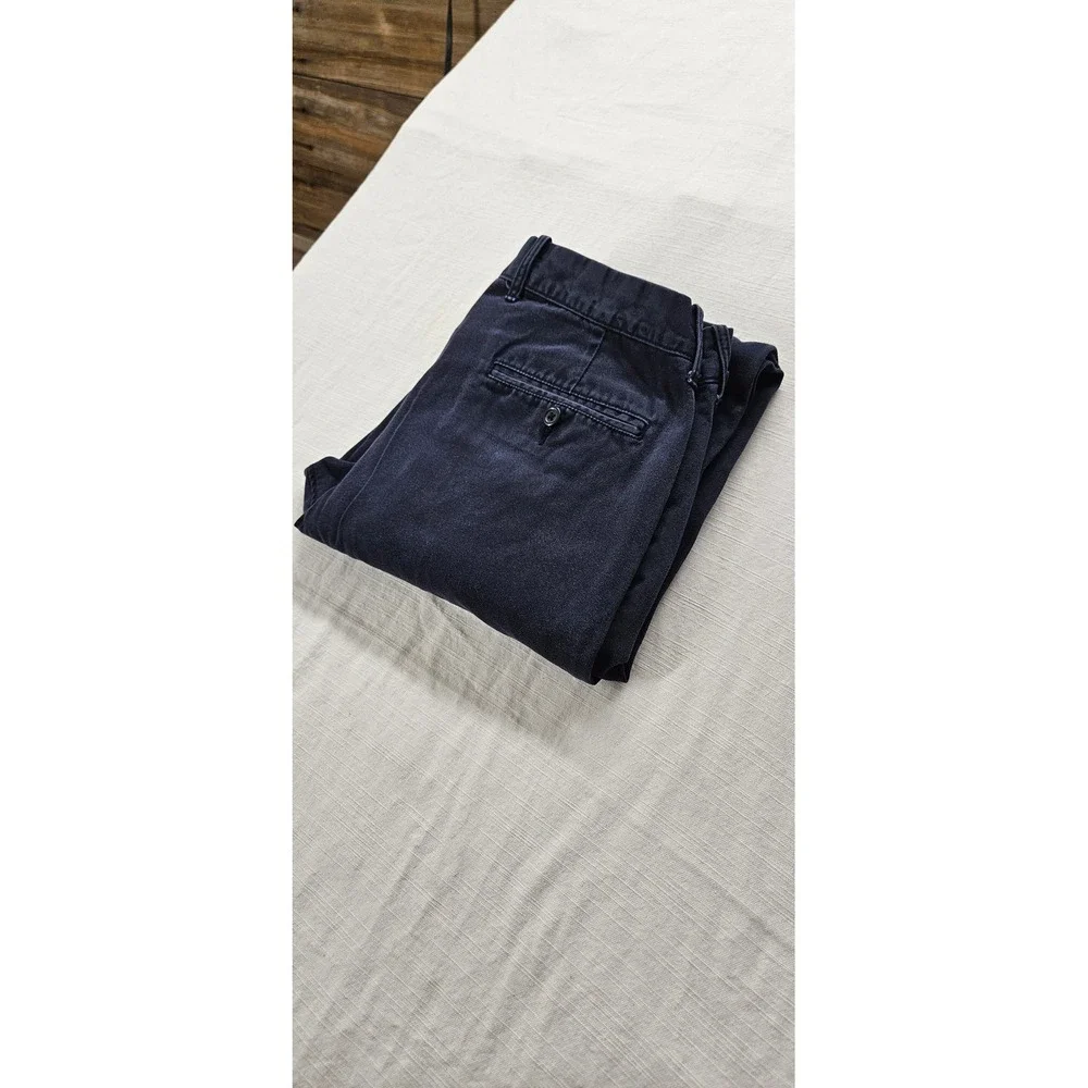 J.Crew The Sutton‎ Mens Navy Blue Chino Pants Straight Fit 32x32